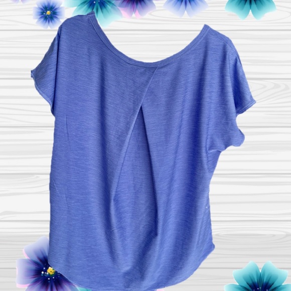 Periwinkle V Neck Top - Picture 2 of 4
